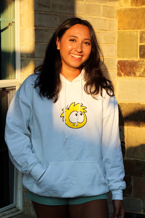 BROWN/WHITE/BLACK/YELLOW Puffle hoodie