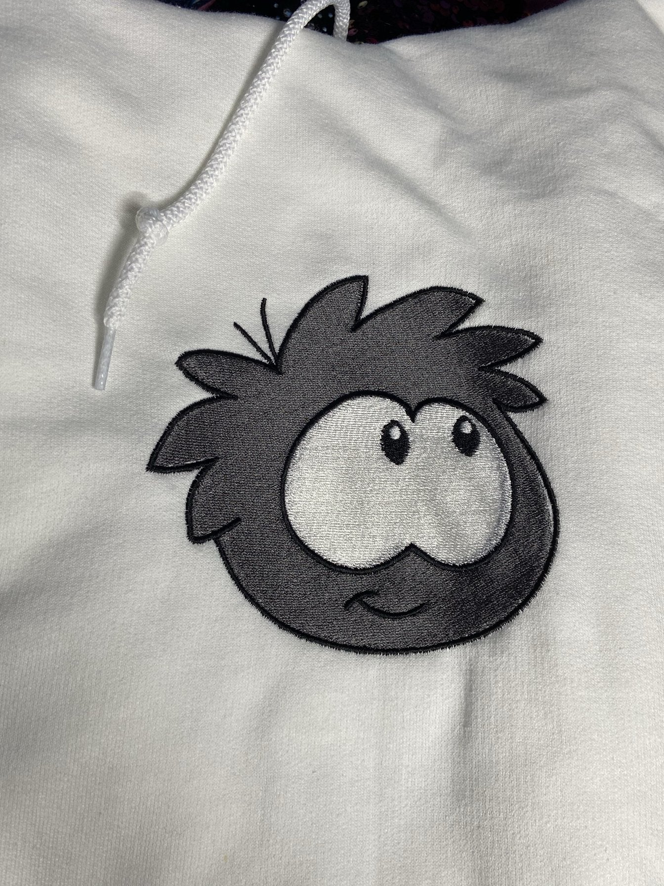 BROWN/WHITE/BLACK/YELLOW Puffle hoodie