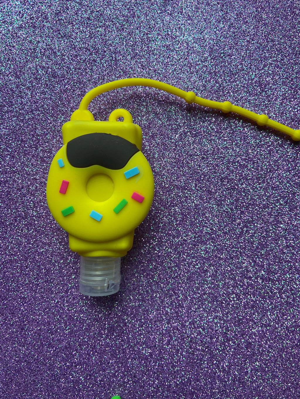 Yellow donut handsanitizer case